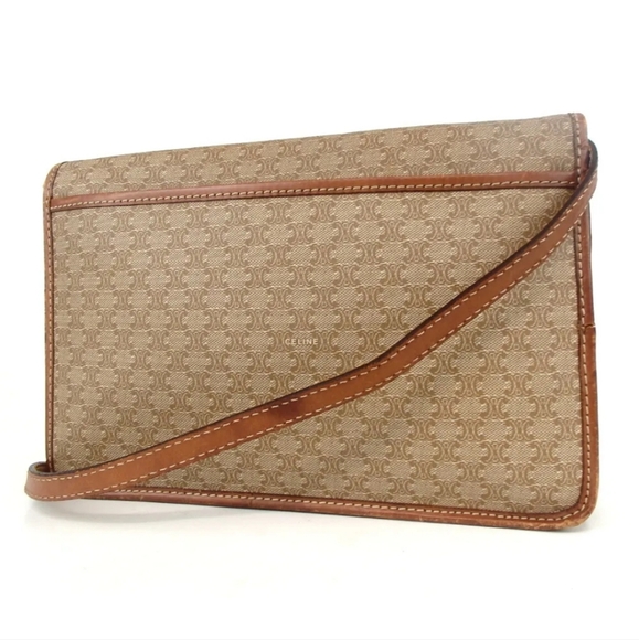 CELINE MO6 WALLET SHOULDER BAG 2-PEACE SET PVC LEATHER - Picture 13 of 14